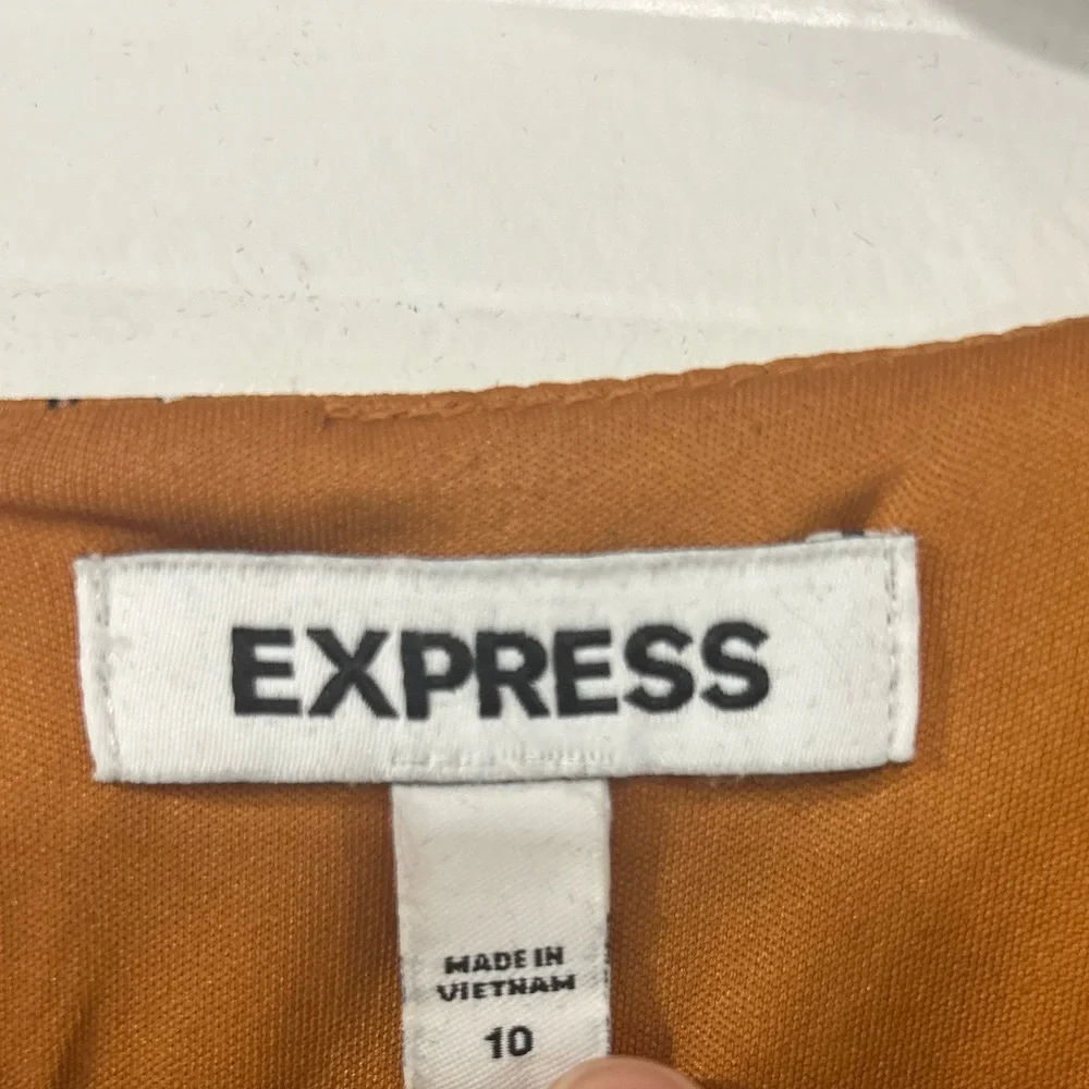 Express Floral Faux Wrap Mini Dress - Picture 3 of 6